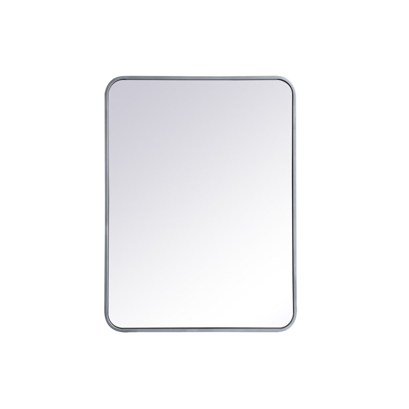 RE/FINE™ Sabine Metal Rounded Rectangle Wall Mirror & Reviews Wayfair